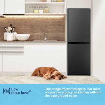 Fridgemaster Fridge Freezer 60/40 - Black - MC55240EB