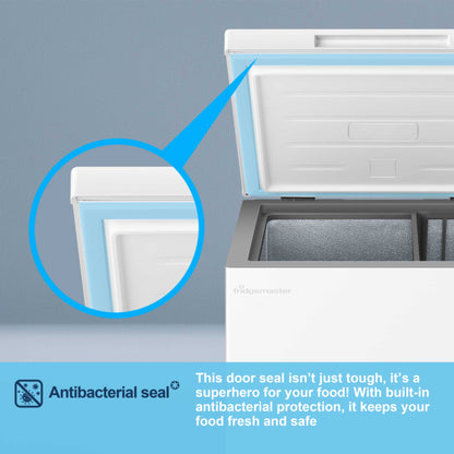 Fridgemaster Chest Freezer - White - MCF100E