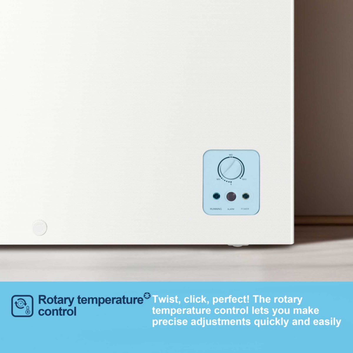 Fridgemaster Chest Freezer - White - MCF100E