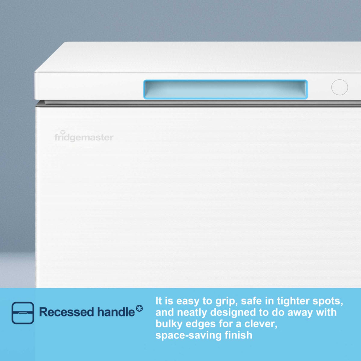 Fridgemaster Chest Freezer - White - MCF100E