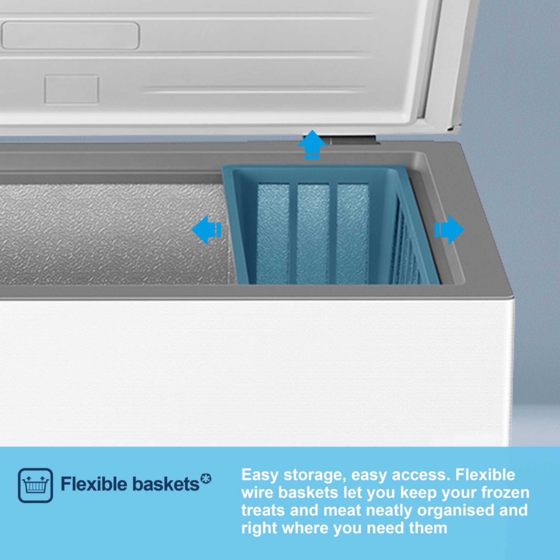 Fridgemaster Chest Freezer - White - MCF200E