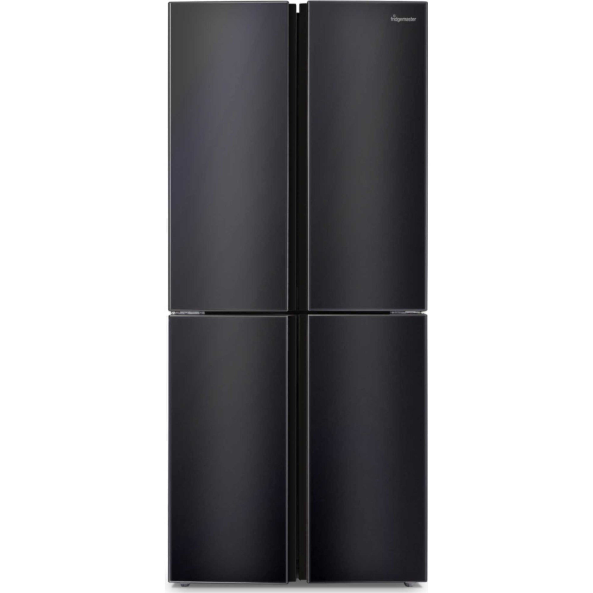 Fridgemaster American Style Fridge Freezer 50/50 Total No Frost- Black - MQ79394EB