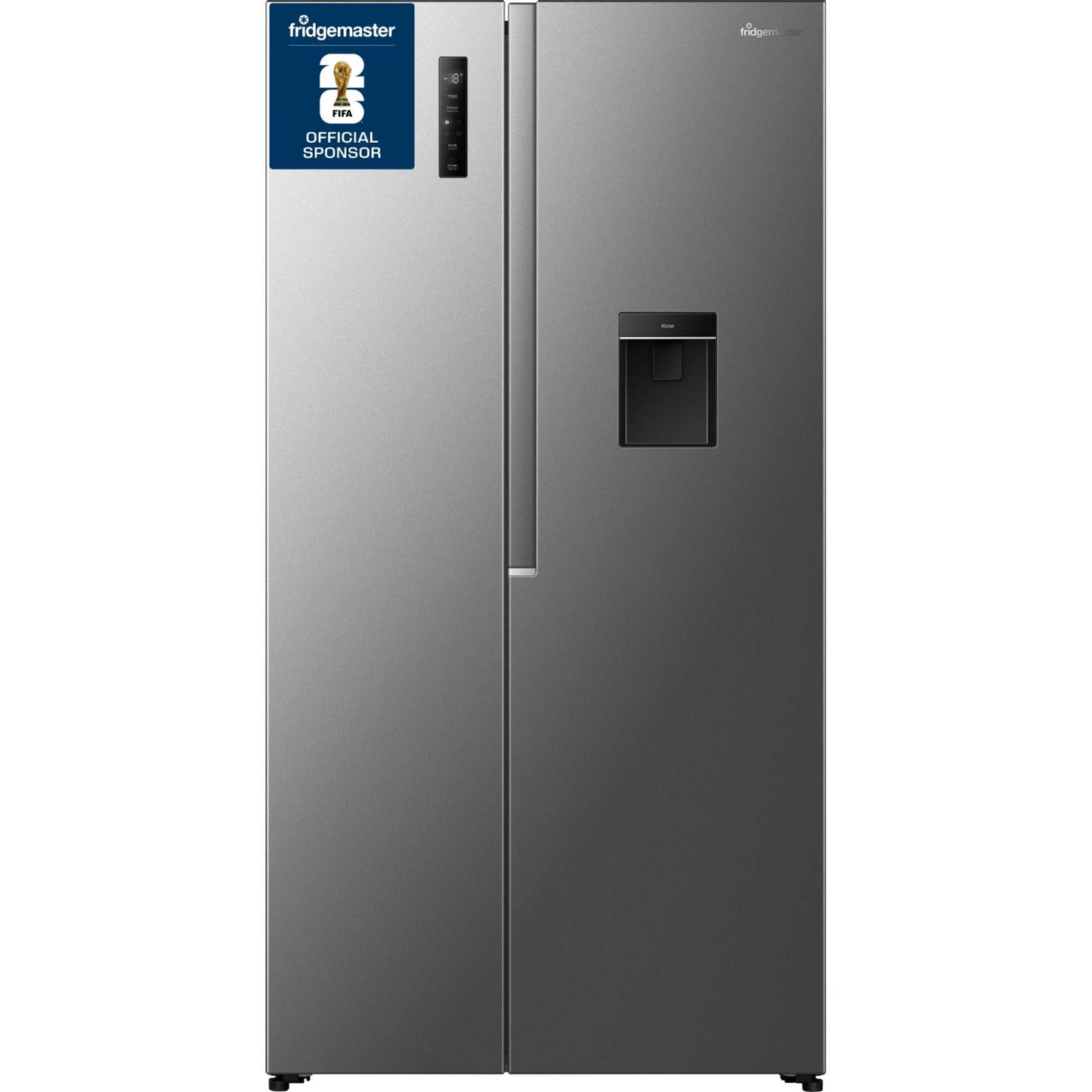 Fridgemaster American Style Fridge Freezer 60/40 Total No Frost - Silver - MS91558DES