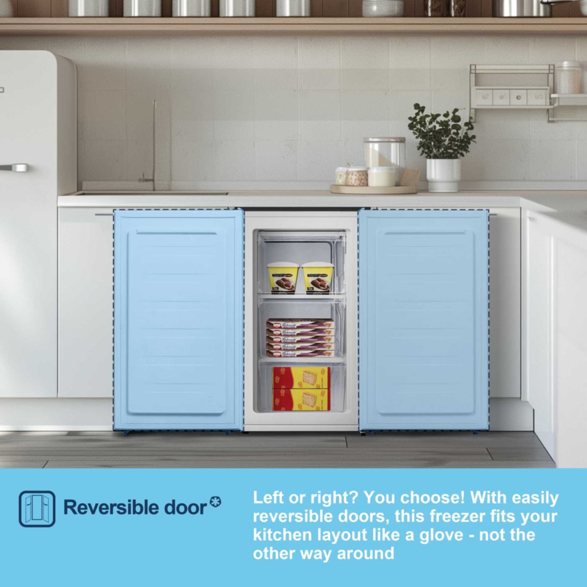 Fridgemaster Undercounter Freezer - White - MUZ4860E