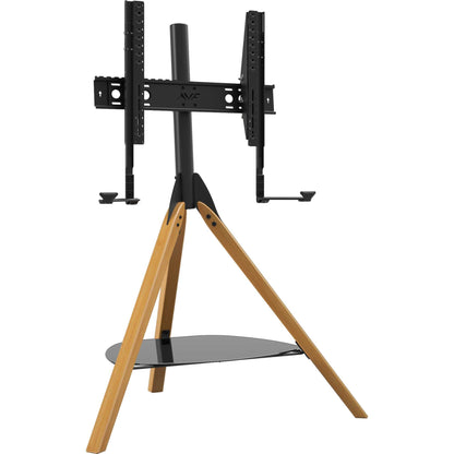 AVF FSLK1001HOXLWB Hoxton Sound Freestanding TV + Soundbar Stand - Light Wood