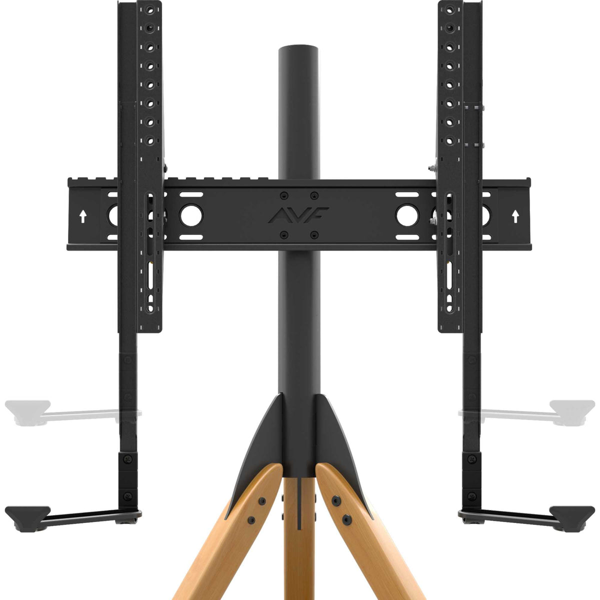 AVF FSLK1001HOXLWB Hoxton Sound Freestanding TV + Soundbar Stand - Light Wood