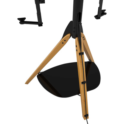 AVF FSLK1001HOXLWB Hoxton Sound Freestanding TV + Soundbar Stand - Light Wood