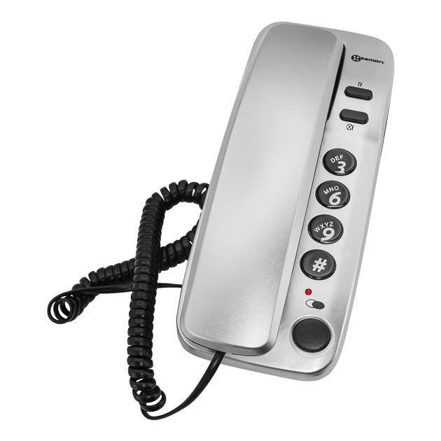 MARBELLA CORDED TELEPHONE SILVER
