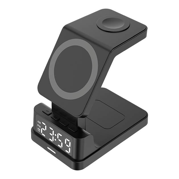 (DNO) 4-IN-1 CHARGING STATION WITH ALARM CLOCK