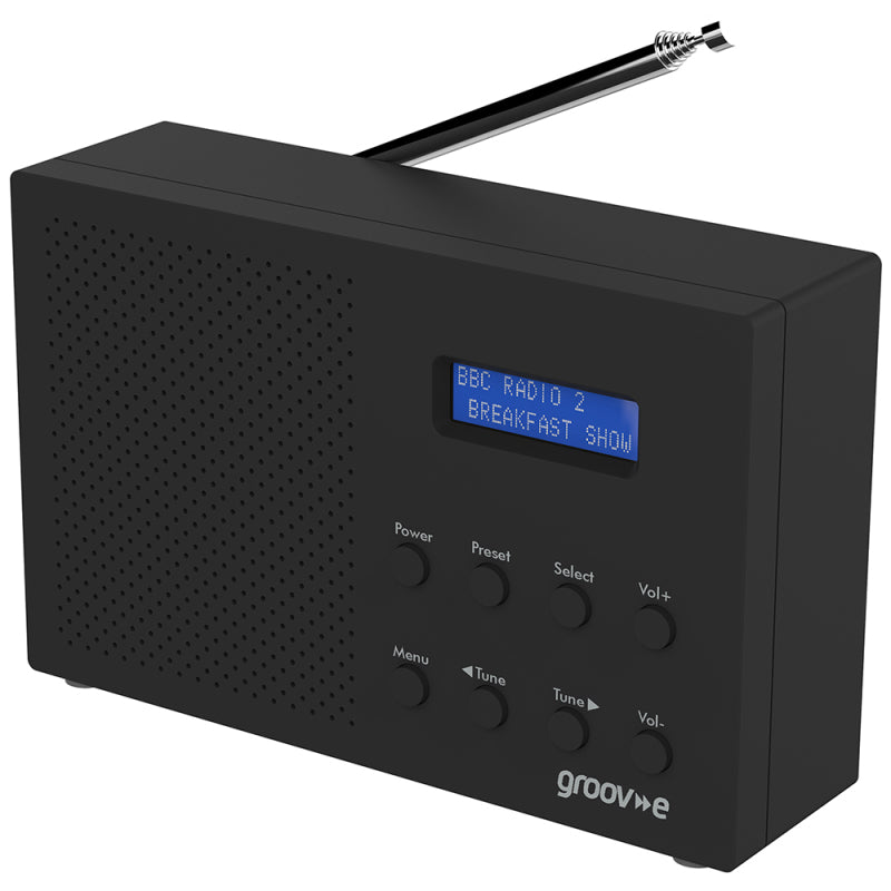 PARIS PORTABLE DAB/FM DIGITAL RADIO BLACK