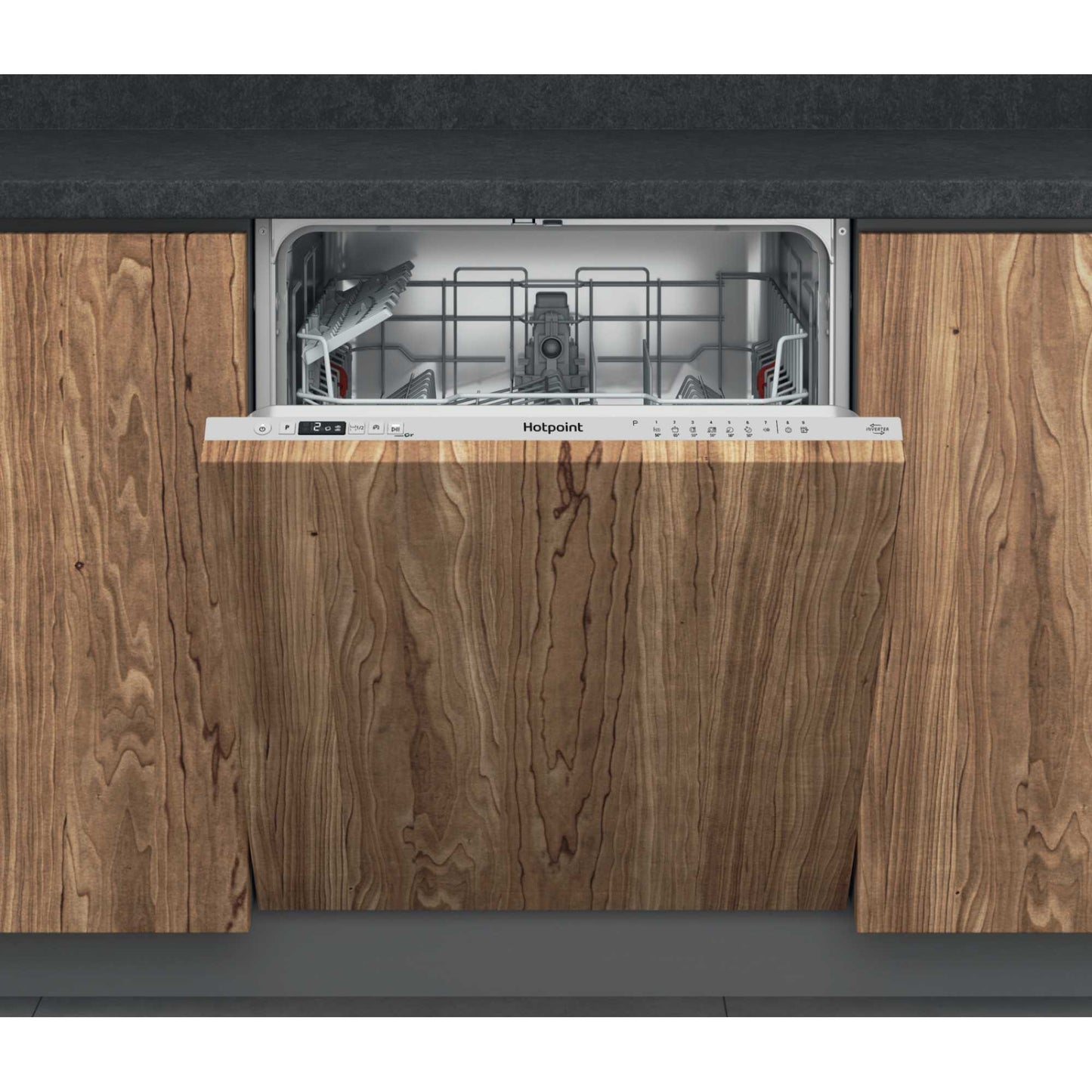 Hotpoint Fully Integrated Full-Sized Dishwasher - H2I HD526 UK