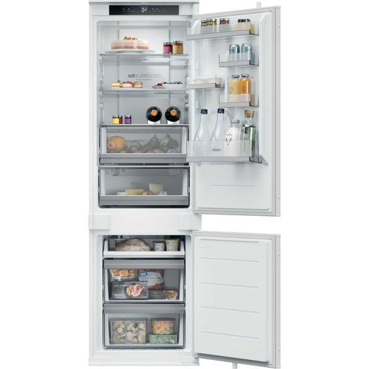 Haier ID Titanium 2 Built-In Fridge Freezer 70/30 Total No Frost - White - HBQW5518EK