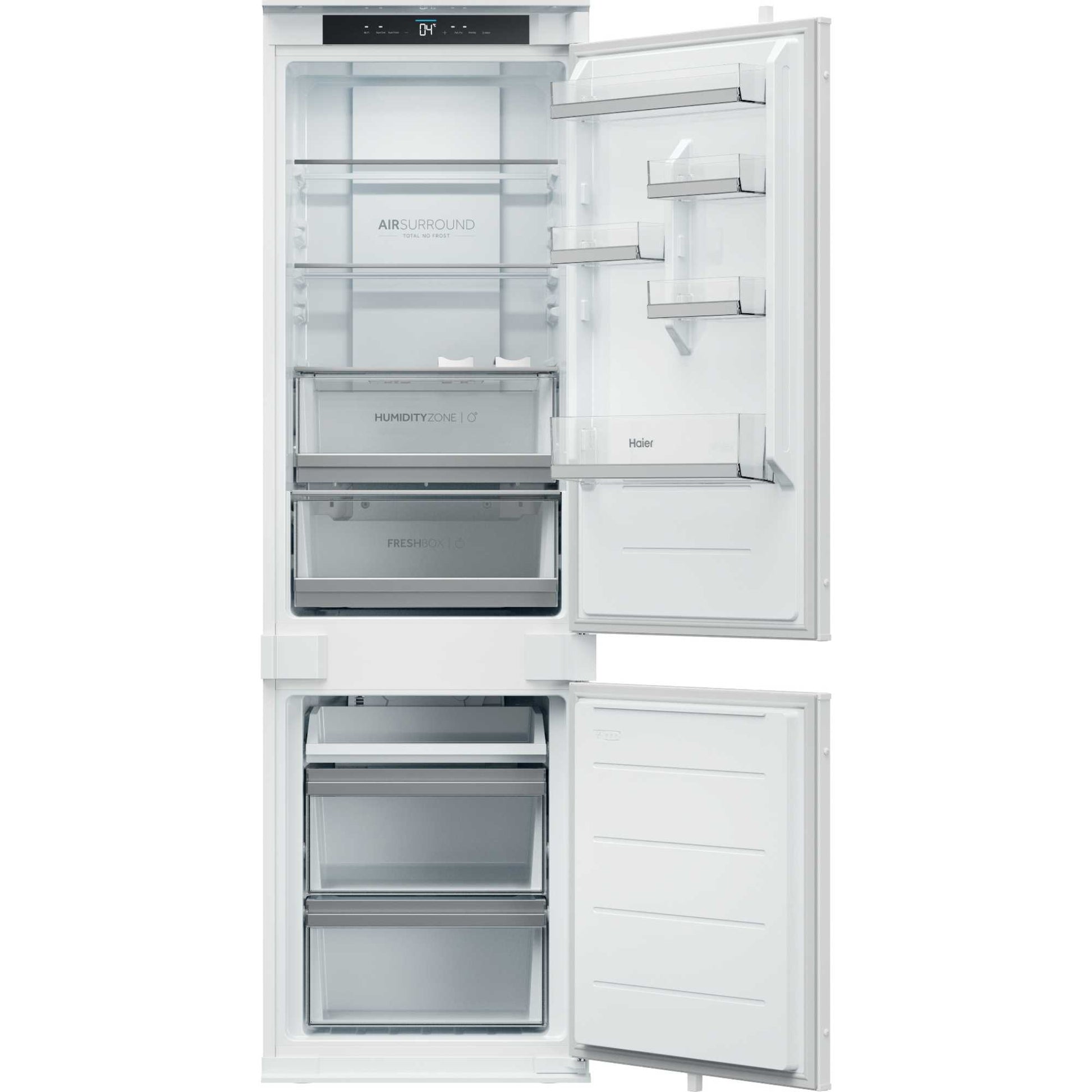 Haier ID Titanium 2 Built-In Fridge Freezer 70/30 Total No Frost - White - HBQW5518EK