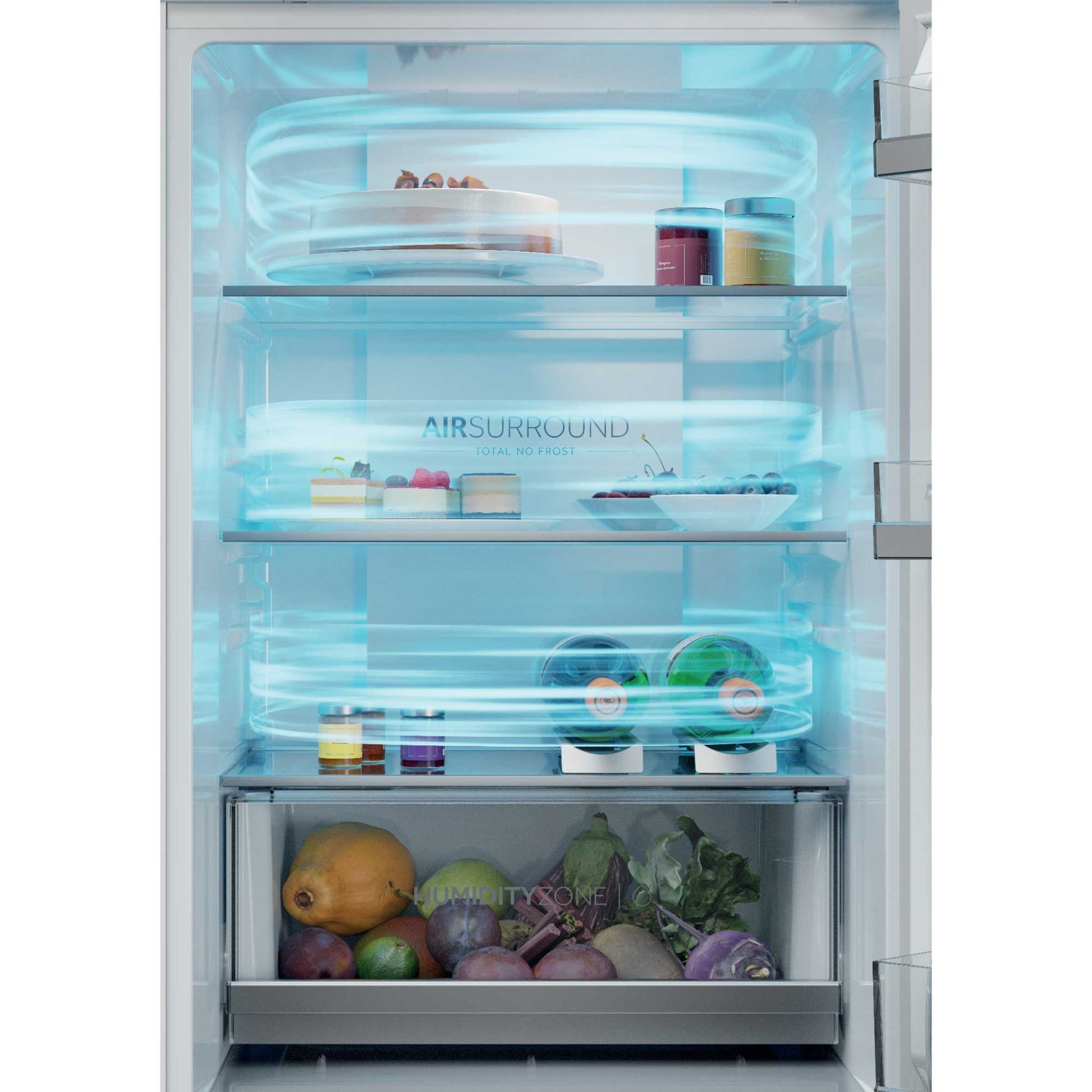 Haier ID Titanium 2 Built-In Fridge Freezer 70/30 Total No Frost - White - HBQW5518EK