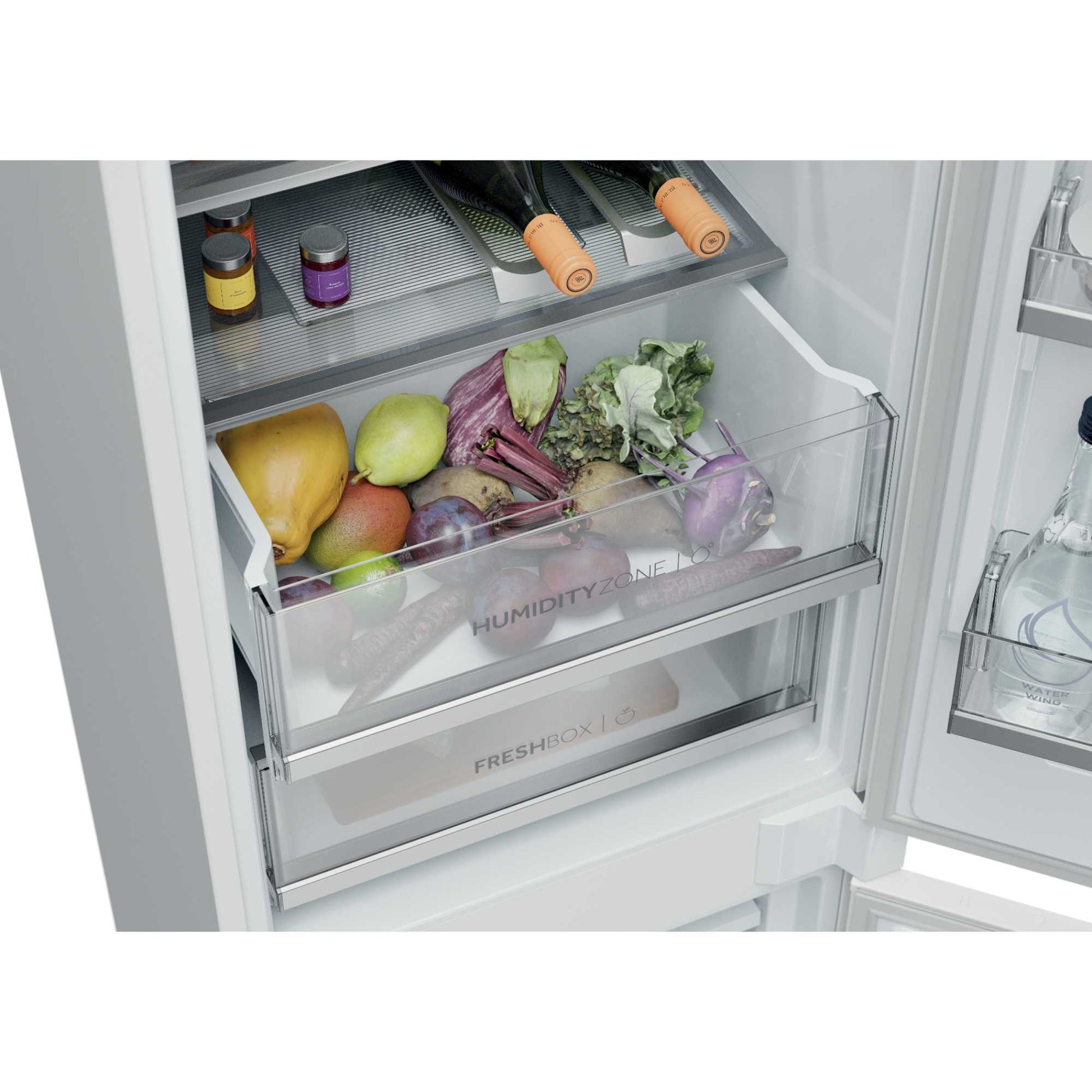 Haier ID Titanium 2 Built-In Fridge Freezer 70/30 Total No Frost - White - HBQW5518EK