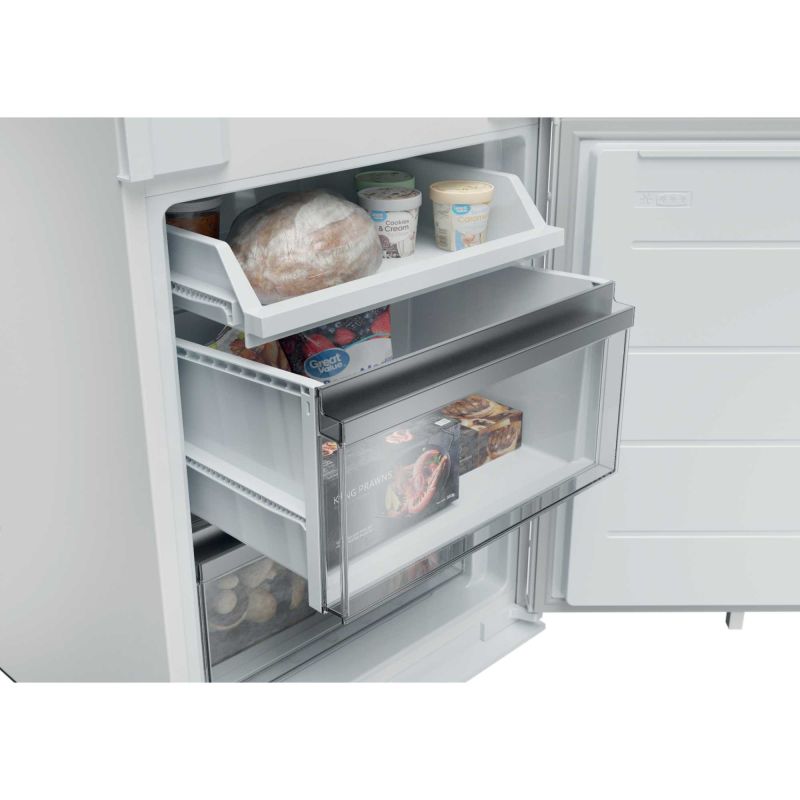 Haier ID Titanium 2 Built-In Fridge Freezer 70/30 Total No Frost - White - HBQW5518EK