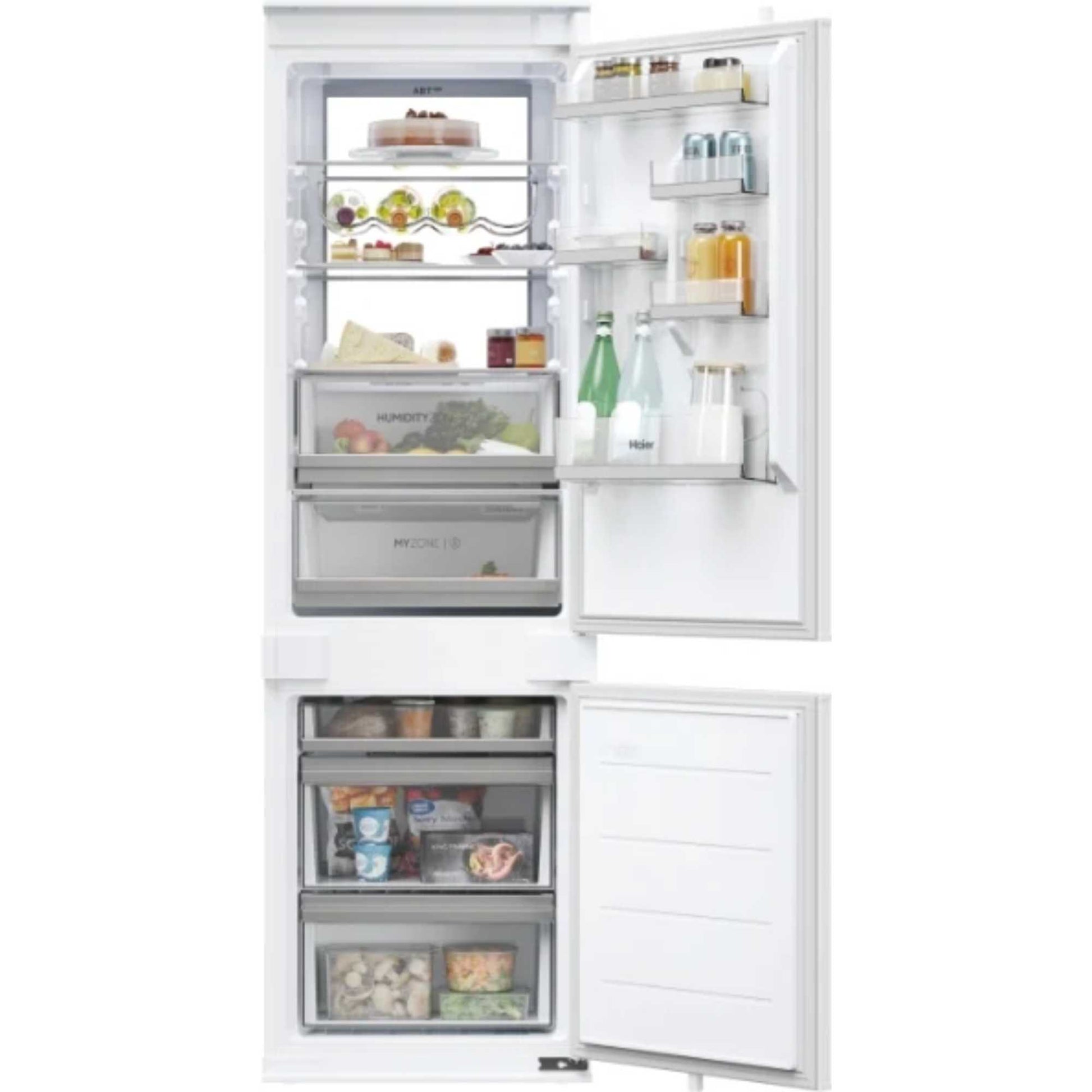 Haier ID Series 6 Built-In Fridge Freezer 70/30 Total No Frost - White - HBW7518CTK