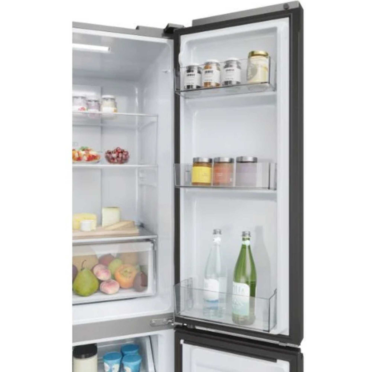 Haier American Style Fridge Freezer 60/40 No Frost - Inox HCR3818ENMM