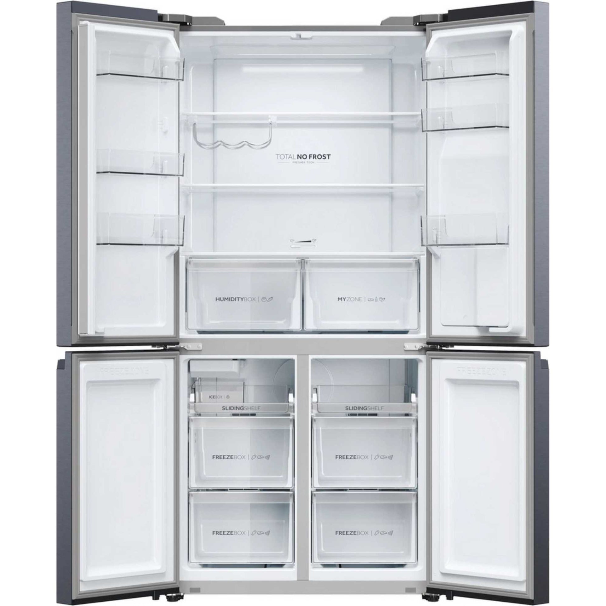 Haier American Style Fridge Freezer 528L No Frost - Black - HCR5919EHMB