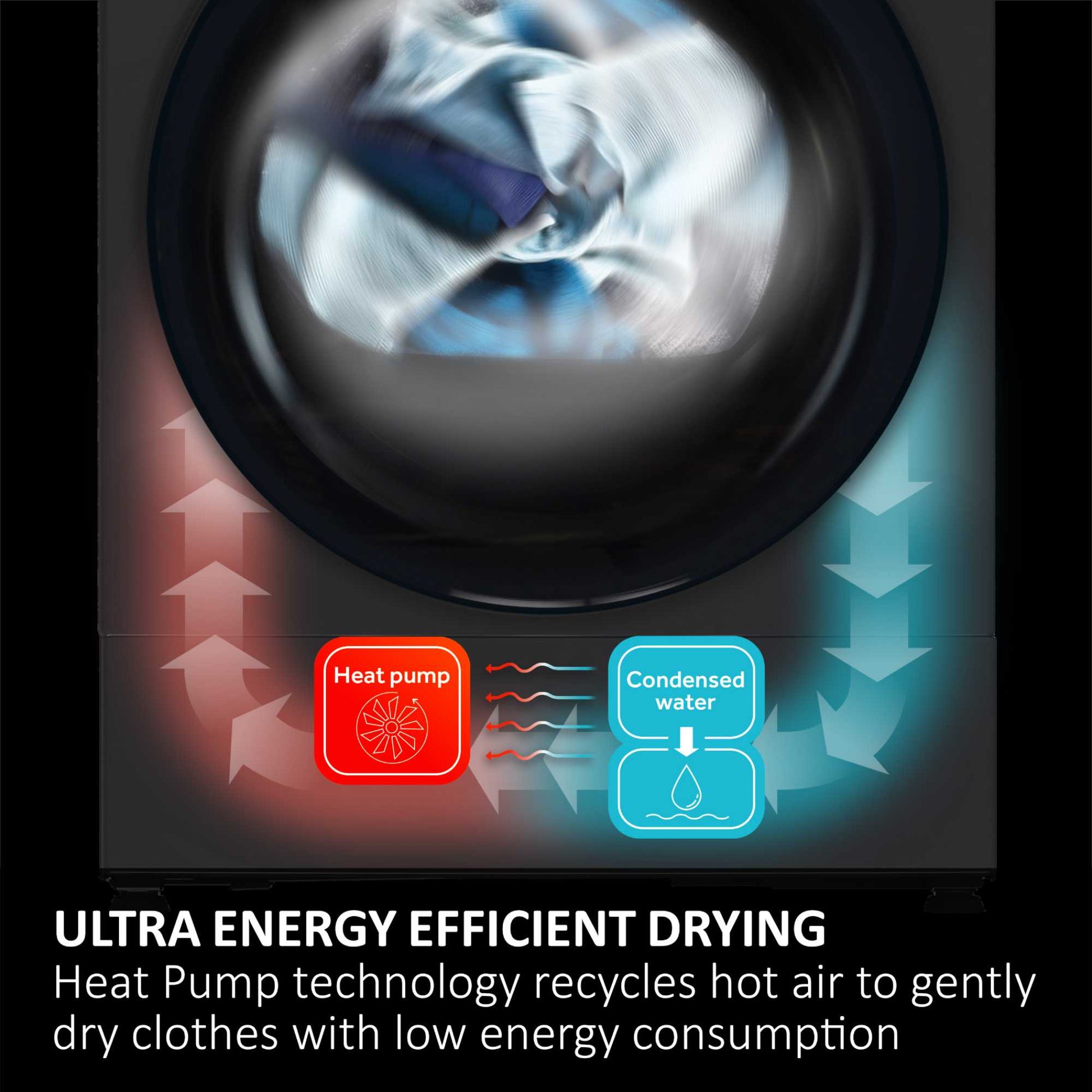 Haier X5 8kg Heat Pump Tumble Dryer - HD80-D35 7U1-UK