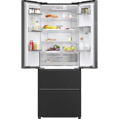 Haier FD 70 Series 5 American Style Fridge Freezer 60/40 Total No Frost - Slate Black - HFR5719EWPB