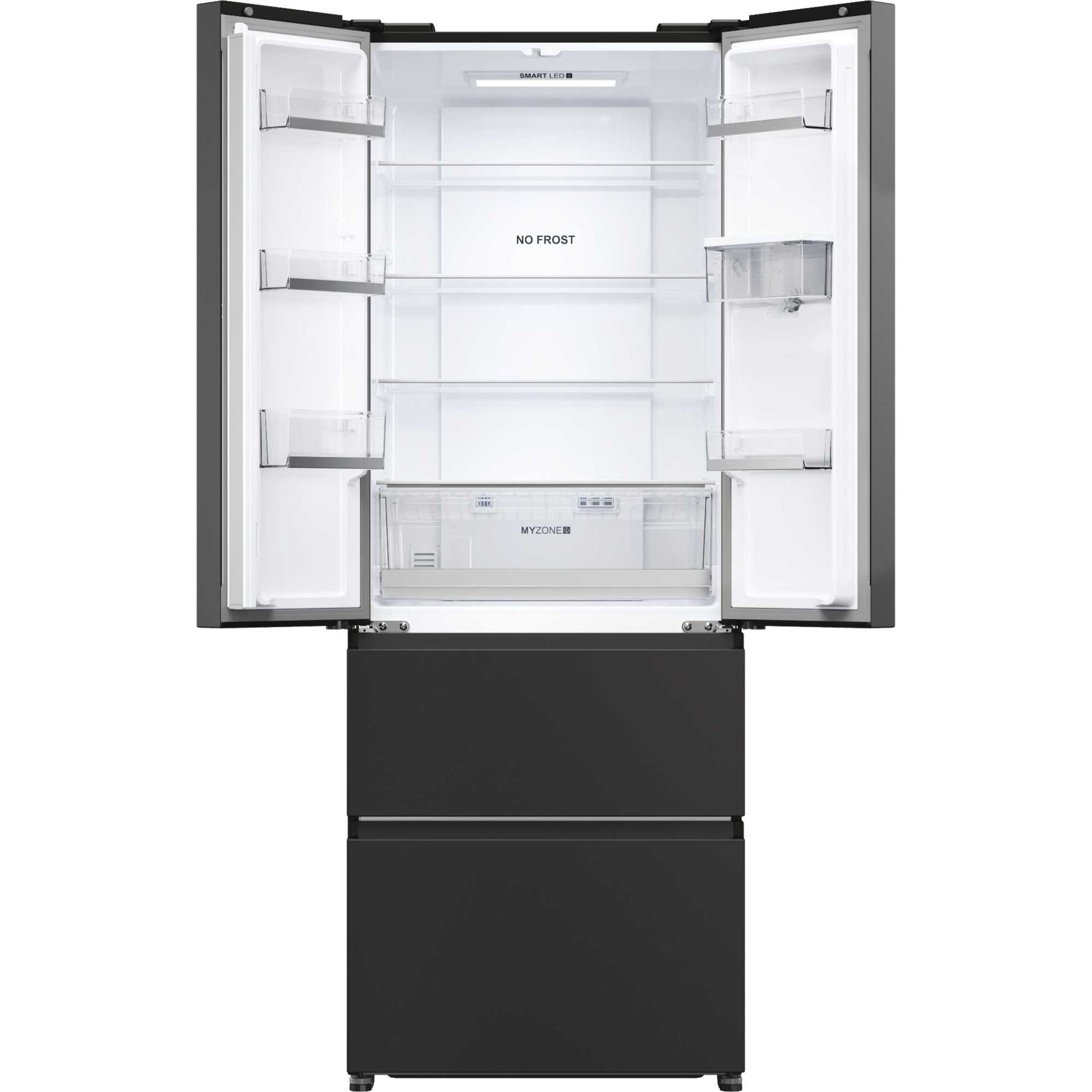 Haier FD 70 Series 5 American Style Fridge Freezer 60/40 Total No Frost - Slate Black - HFR5719EWPB