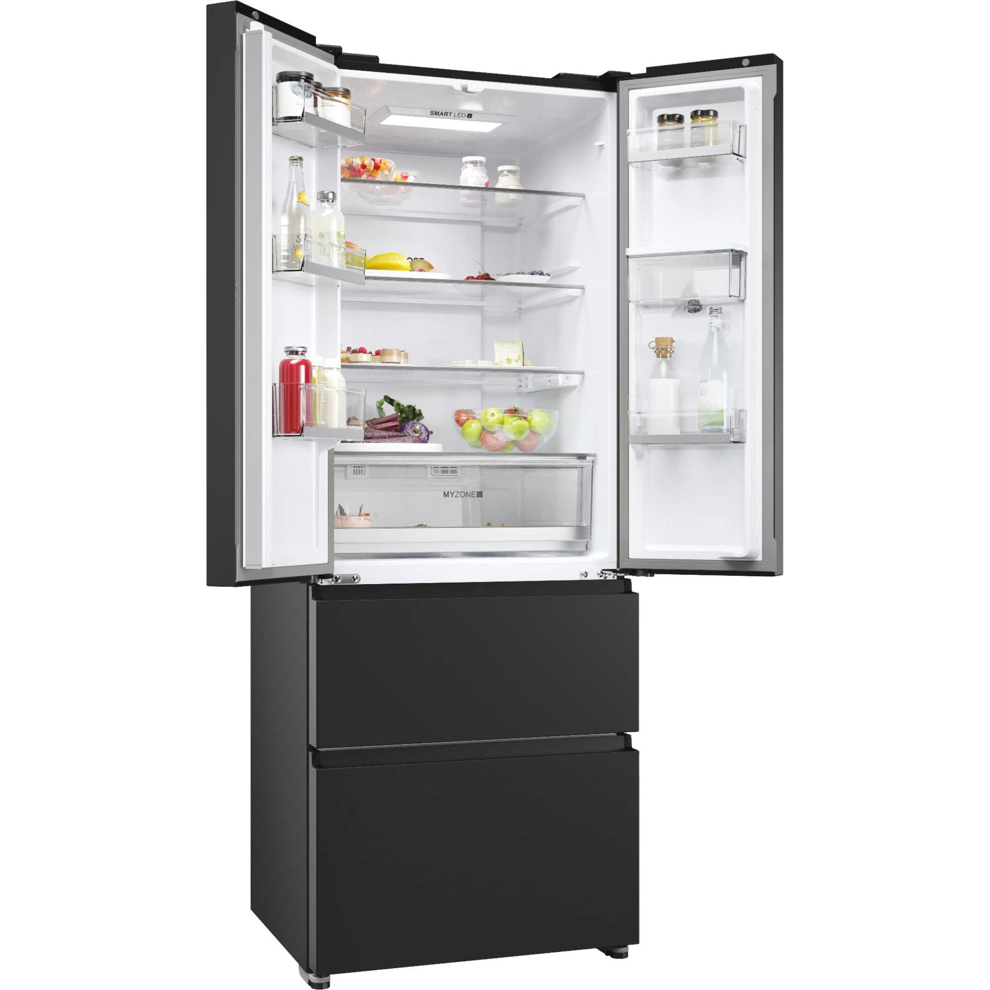 Haier FD 70 Series 5 American Style Fridge Freezer 60/40 Total No Frost - Slate Black - HFR5719EWPB