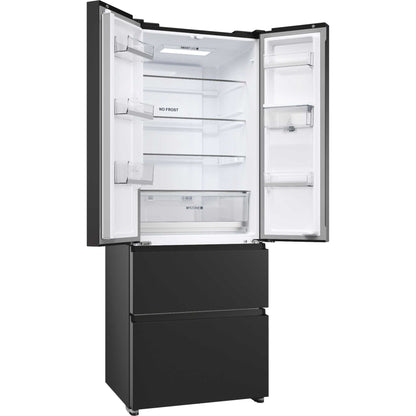 Haier FD 70 Series 5 American Style Fridge Freezer 60/40 Total No Frost - Slate Black - HFR5719EWPB
