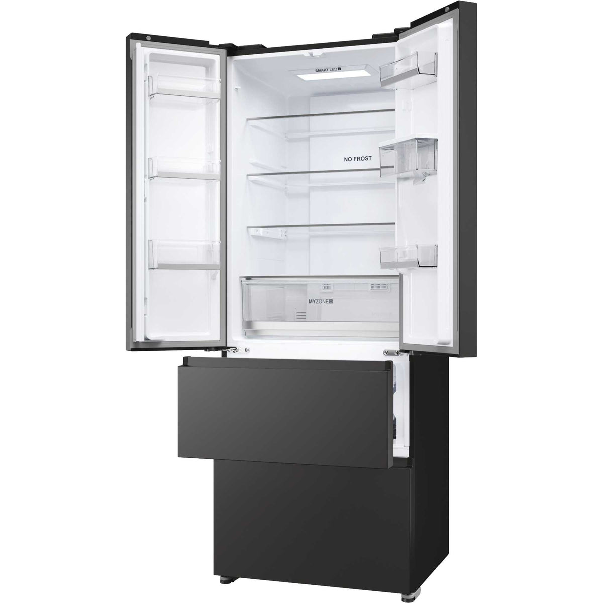 Haier FD 70 Series 5 American Style Fridge Freezer 60/40 Total No Frost - Slate Black - HFR5719EWPB