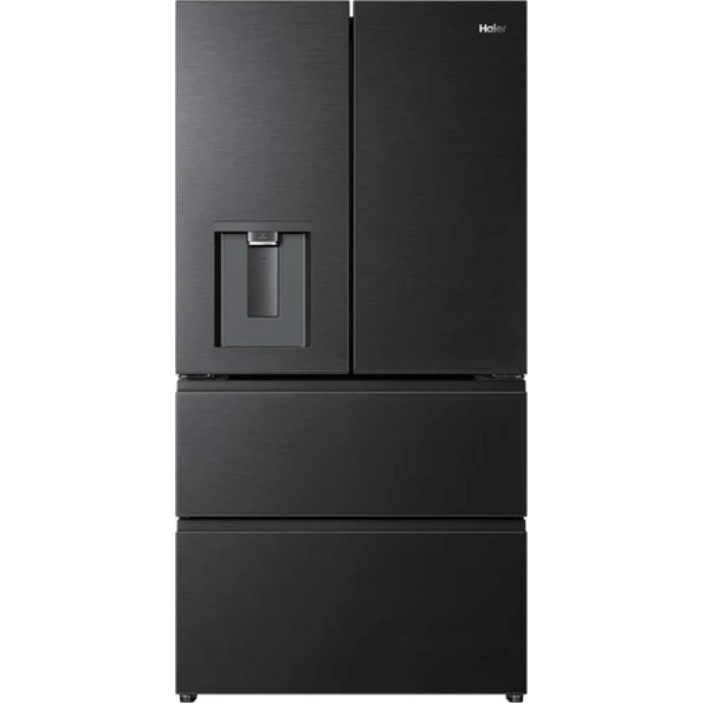 Haier Horizon Collection American Style Fridge Freezer - Black - HFR59F18CWMB