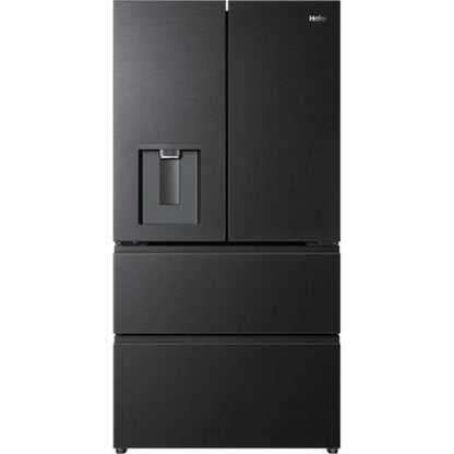 Haier Horizon Collection American Style Fridge Freezer - Black - HFR59F18CWMB