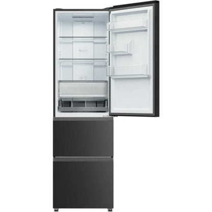 Haier 3D 55 Series 3 Fridge Freezer 60/40 NoFrost - Black - HTR3518ENMTK