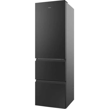 Haier 3D 55 Series 3 Fridge Freezer 60/40 NoFrost - Black - HTR3518ENMTK
