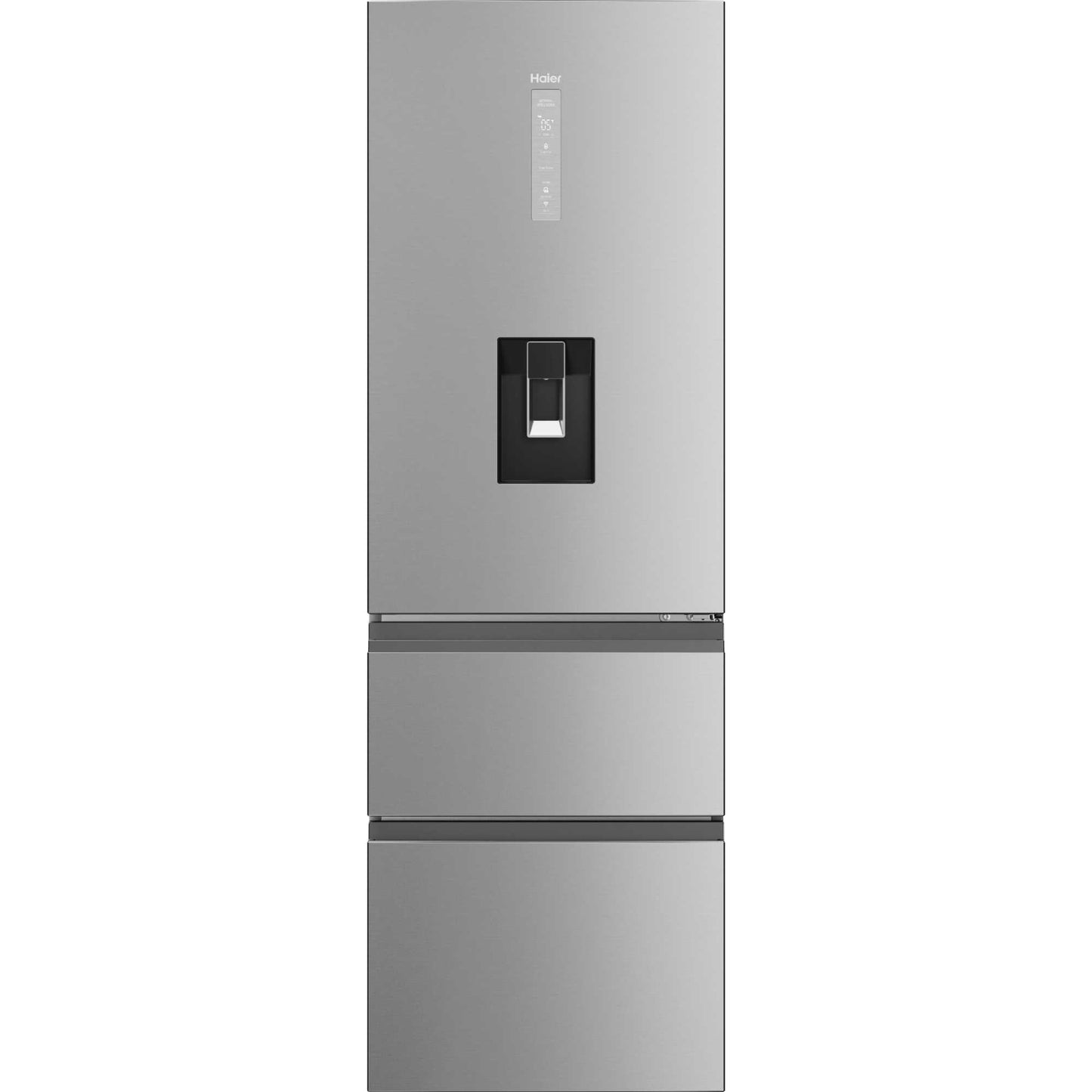 Haier 2D 60 Series 5 Fridge Freezer 60/40 Total No Frost - Gentle Silver - HTW5618EWMG