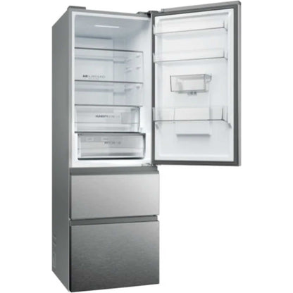 Haier 2D 60 Series 5 Fridge Freezer 60/40 Total No Frost - Gentle Silver - HTW5618EWMG