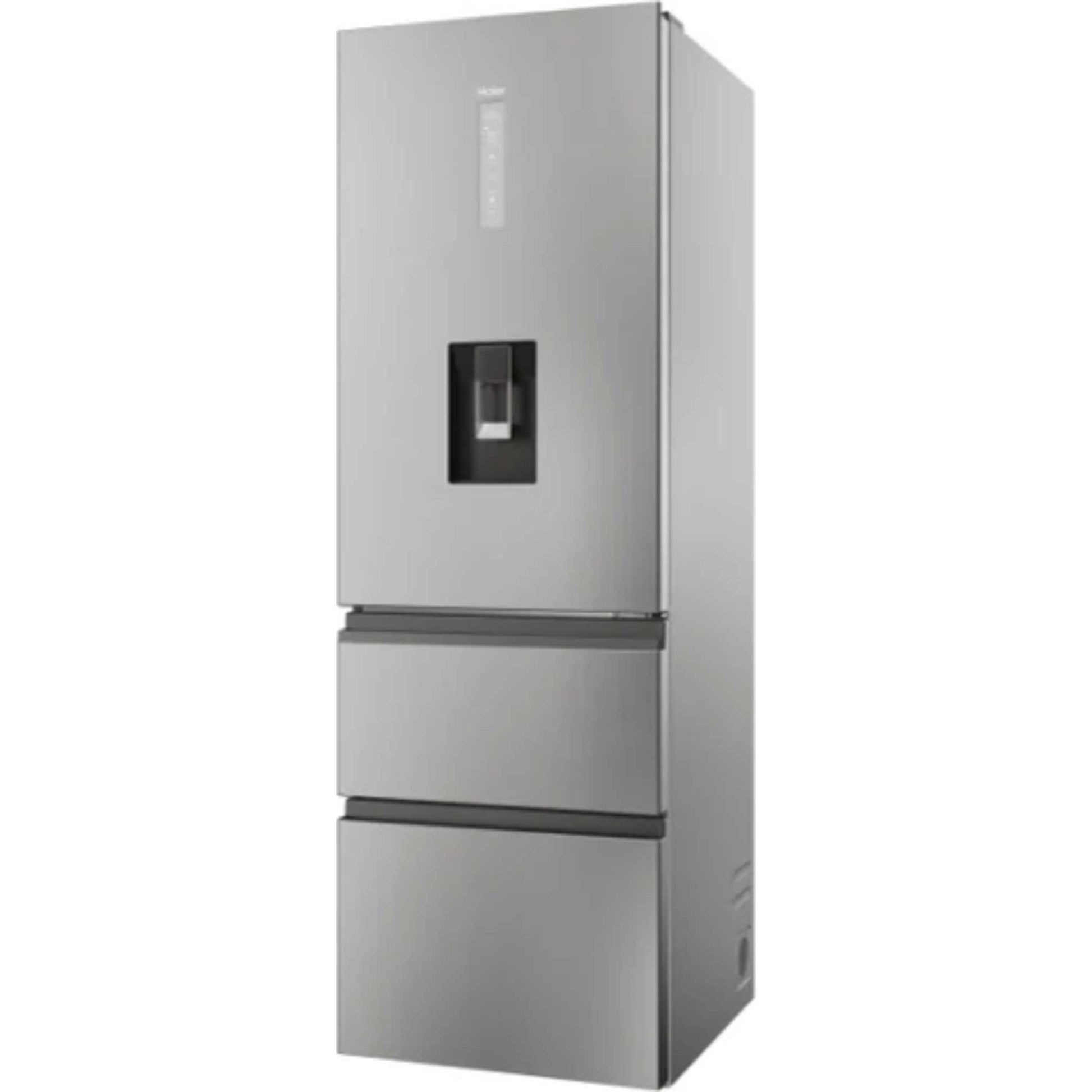Haier 2D 60 Series 5 Fridge Freezer 60/40 Total No Frost - Gentle Silver - HTW5618EWMG