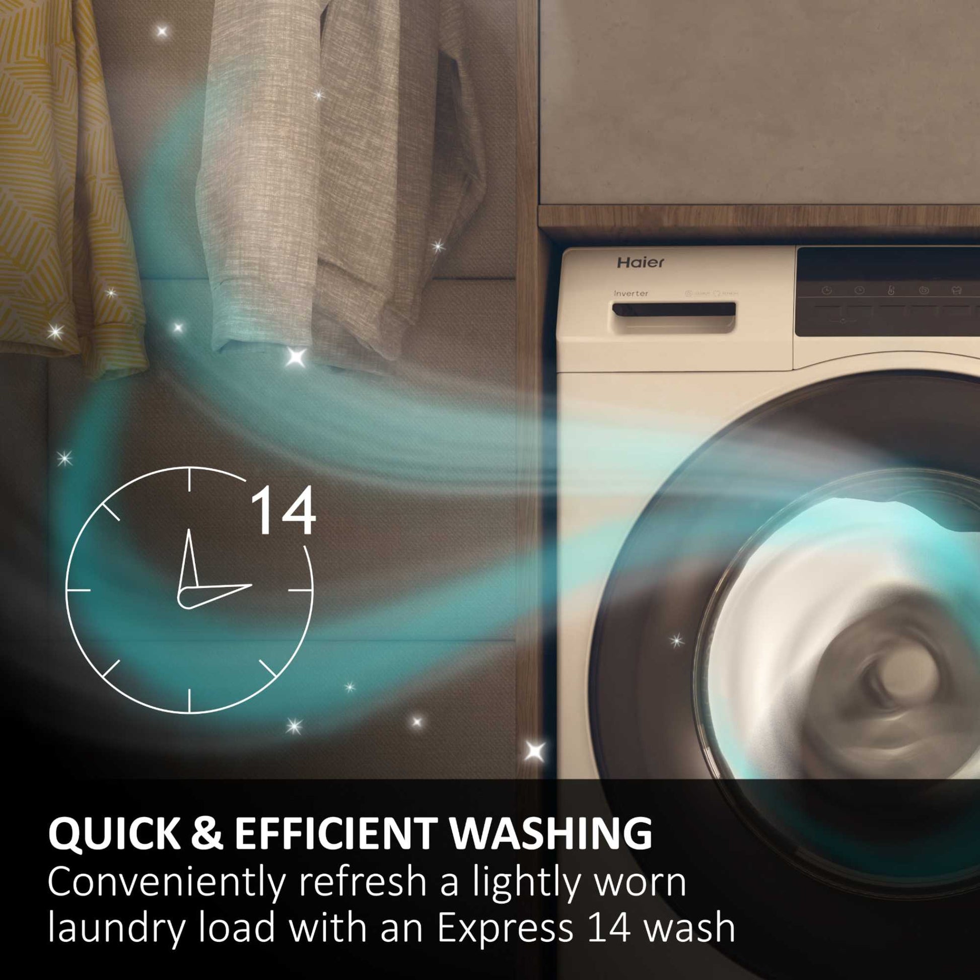 Haier Series X5 12kg 1400rpm Washing Machine - HW120-BP14357UUK