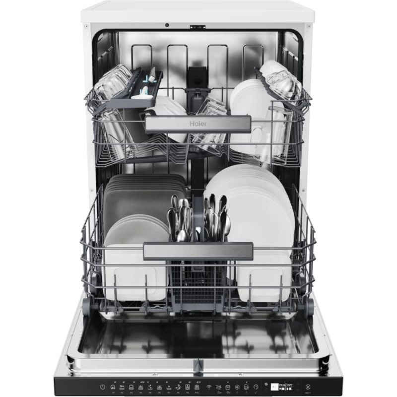 Haier I-Pro Shine Series 3 Freestanding Full-Sized Dishwasher - XF 5C7M0W-80
