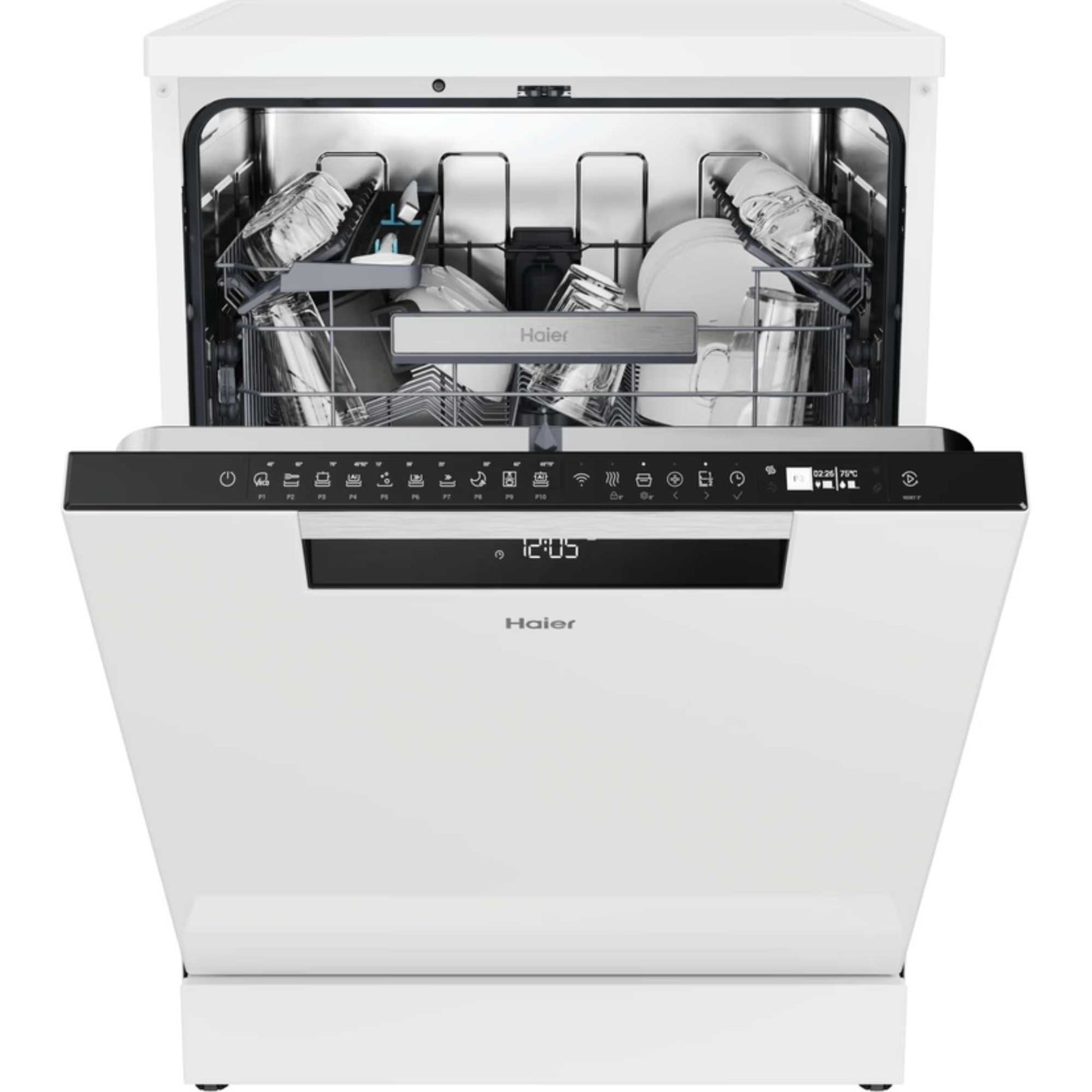 Haier I-Pro Shine Series 3 Freestanding Full-Sized Dishwasher - XF 5C7M0W-80