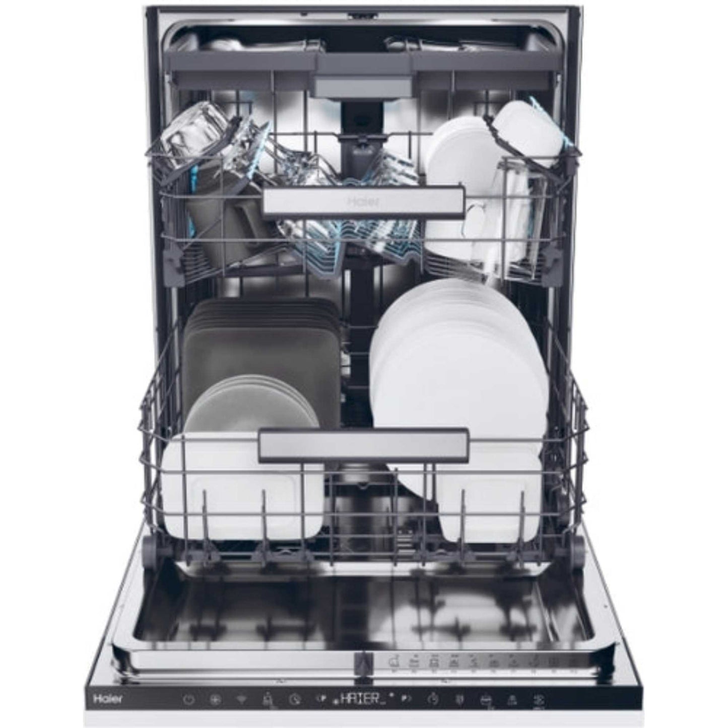 Haier Washlens Plus Fully Integrated Full-Sized Dishwasher - XI 6C4S3FSB-80