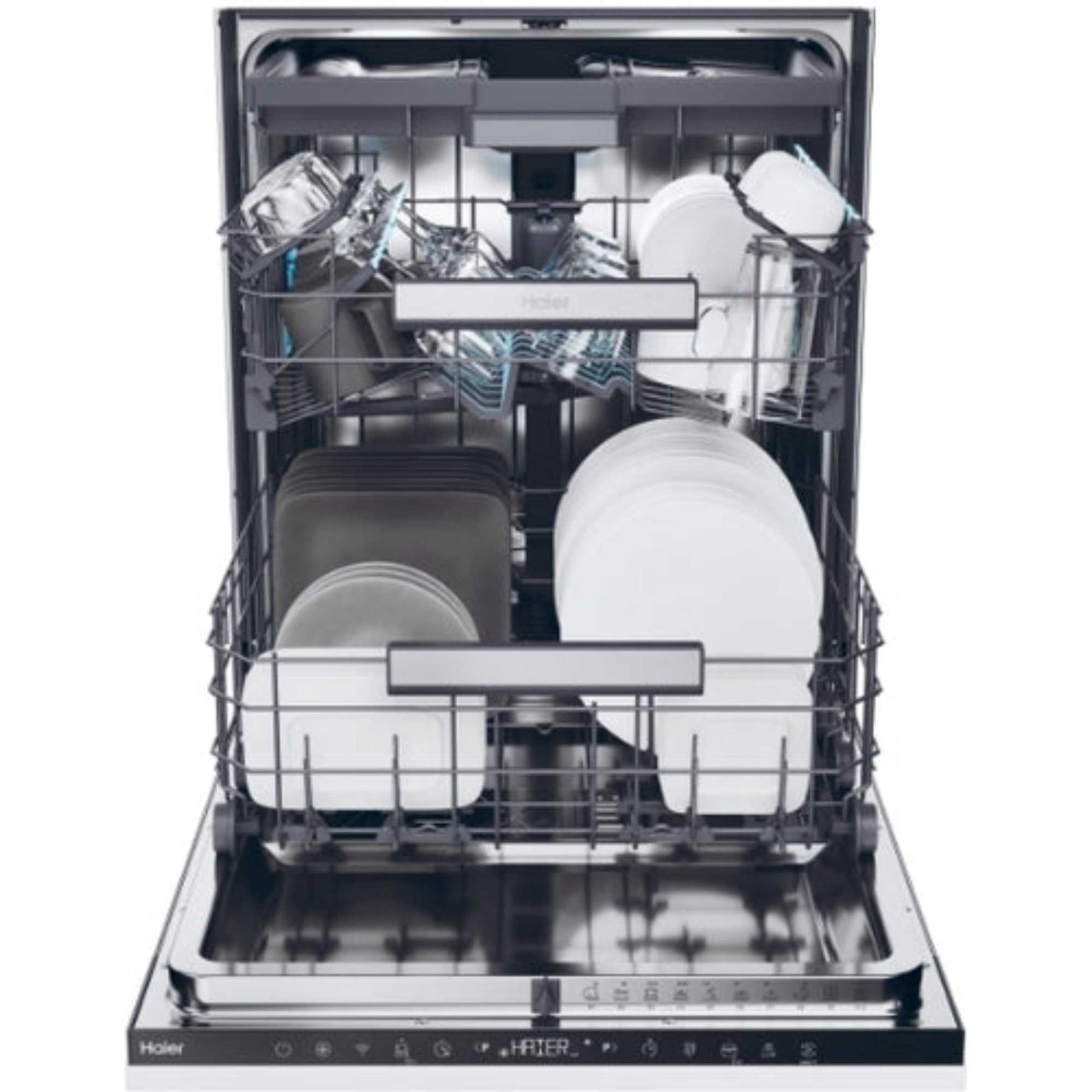 Haier Washlens Plus Fully Integrated Full-Sized Dishwasher - XI 6C4S3FSB-80