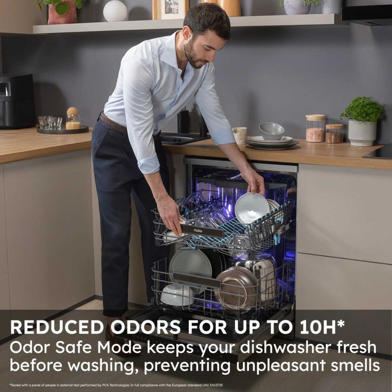 Haier I-Pro Shine Series 6 Fully Integrated Dishwasher Full-Sized - XS 4A4M4BB-80