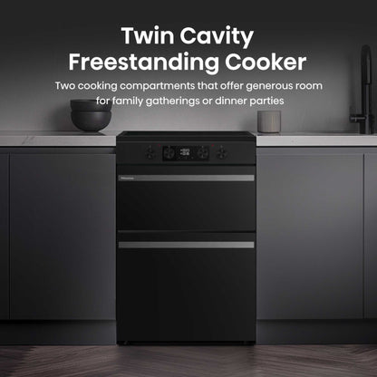 Hisense 60cm Electric Double Oven Cooker - HDCEIT6C20B