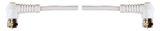 2MTR F PLUG TO F PLUG LEAD WHITE