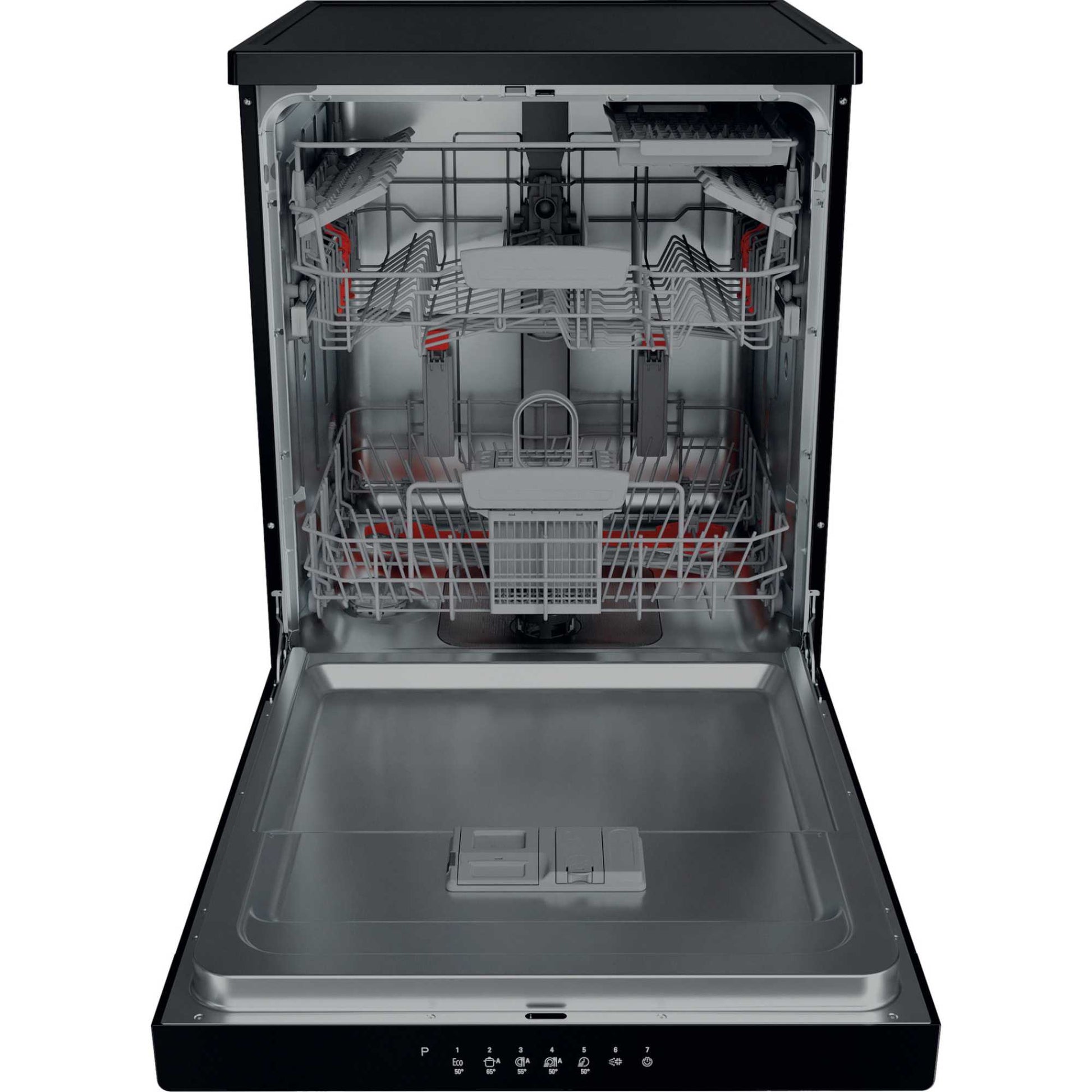 Hotpoint Freestanding Full-Sized Dishwasher - HFC 3C26 WC B UK
