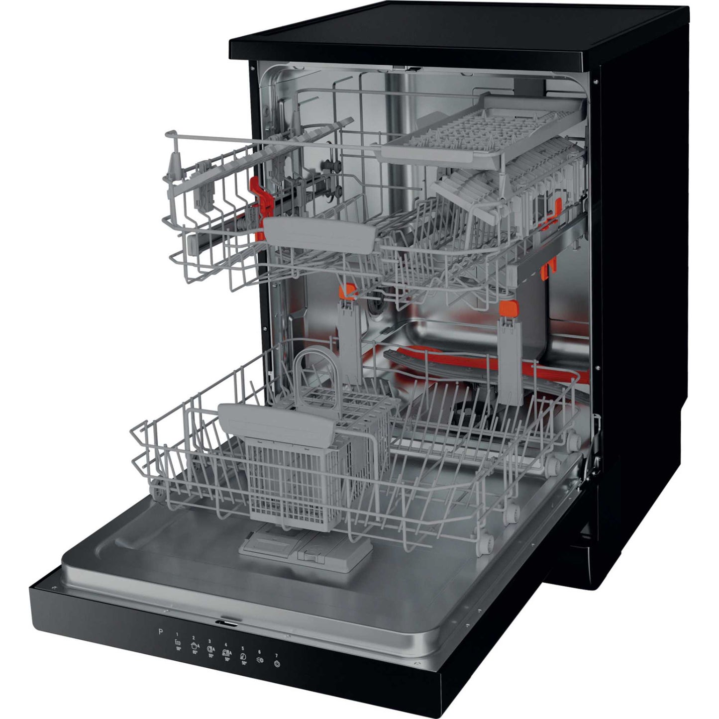 Hotpoint Freestanding Full-Sized Dishwasher - HFC 3C26 WC B UK