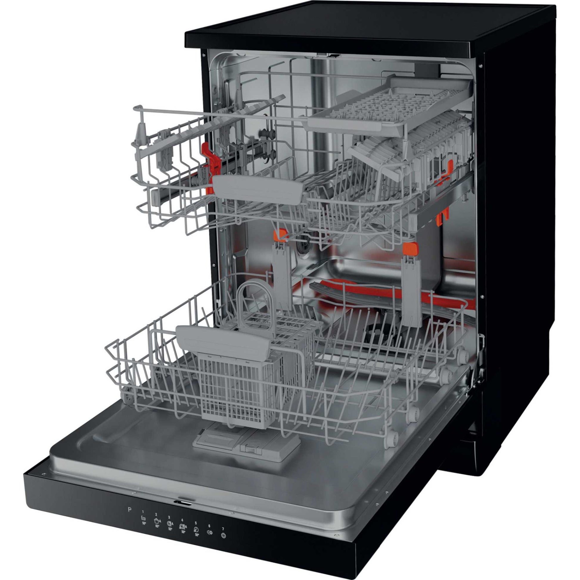 Hotpoint Freestanding Full-Sized Dishwasher - HFC 3C26 WC B UK