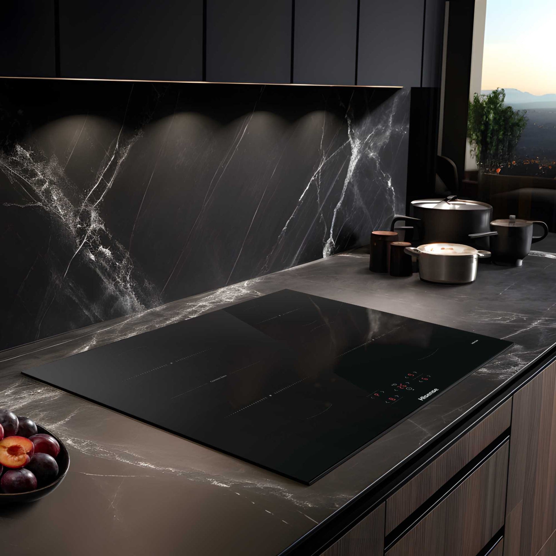 Hisense HI6421BSC 60cm 4 Burner Induction Hob - Black