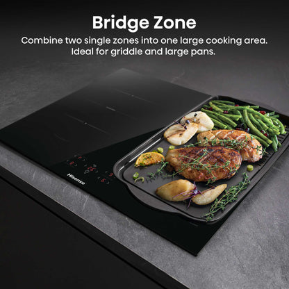 Hisense HI6421BSC 60cm 4 Burner Induction Hob - Black