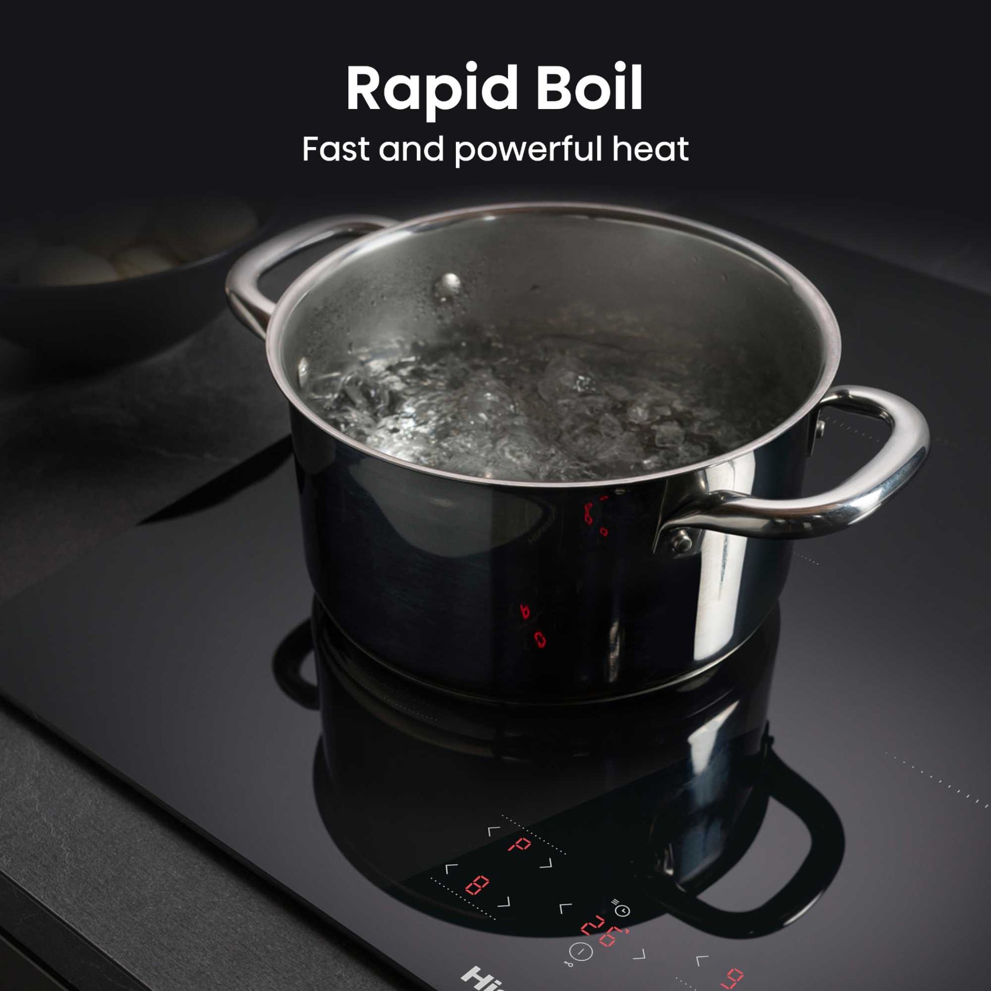 Hisense HI6421BSC 60cm 4 Burner Induction Hob - Black